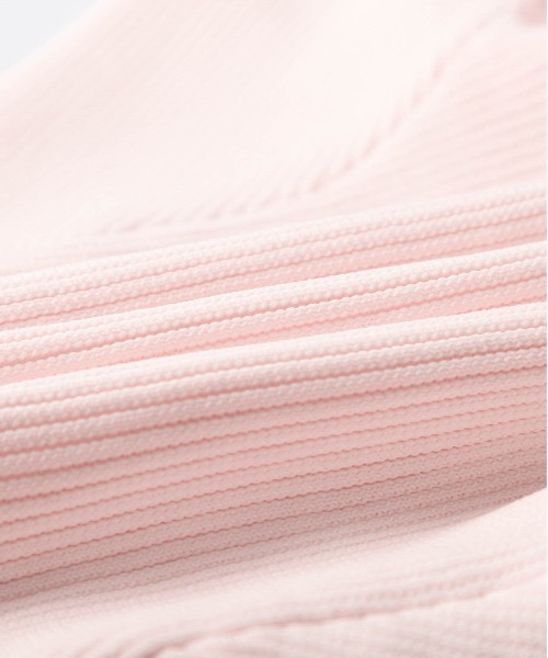 AMELY（エミリー）の「ペプラムリブニットカーディガン（カーディガン/ボレロ・レディース・ホワイト/モカ/イエロー/ピンク/ブラック・フリー）」の14枚目の写真