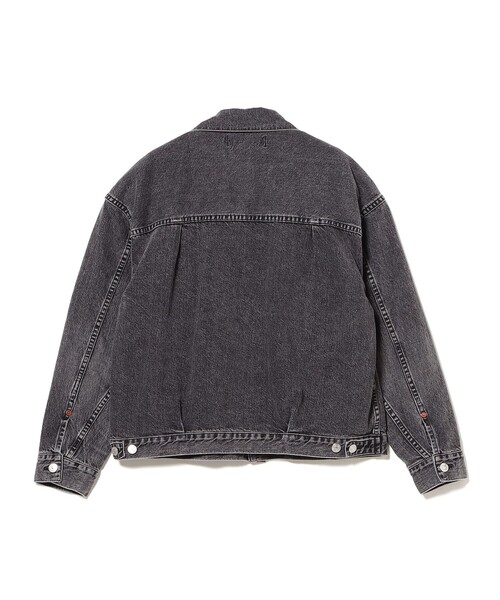 REMI RELIEF(レミレリーフ)の「【別注】REMI RELIEF / Denim Tracker Jacket 2nd(デニムジャケット・メンズ・ブルー系その他4/チャコールグレー・X-LARGE/SMALL/MEDIUM/LARGE)」の5枚目の写真