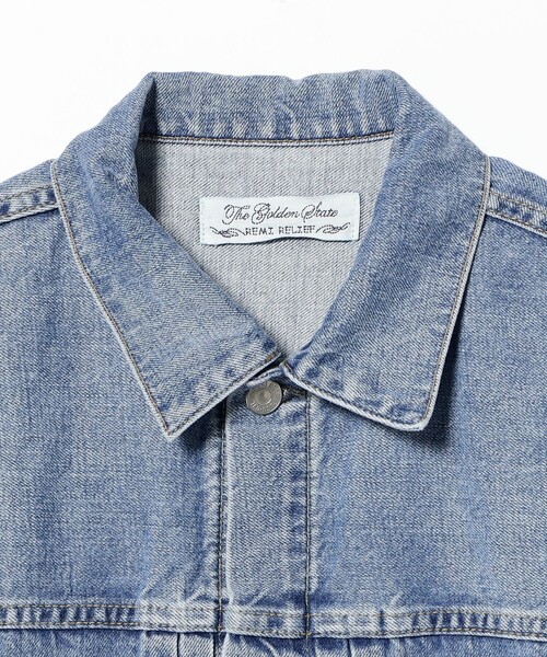 REMI RELIEF(レミレリーフ)の「【別注】REMI RELIEF / Denim Tracker Jacket 2nd(デニムジャケット・メンズ・ブルー系その他4/チャコールグレー・X-LARGE/SMALL/MEDIUM/LARGE)」の8枚目の写真