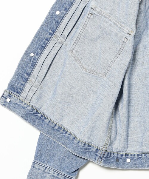 REMI RELIEF(レミレリーフ)の「【別注】REMI RELIEF / Denim Tracker Jacket 2nd(デニムジャケット・メンズ・ブルー系その他4/チャコールグレー・X-LARGE/SMALL/MEDIUM/LARGE)」の10枚目の写真