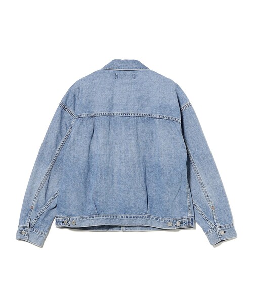 REMI RELIEF(レミレリーフ)の「【別注】REMI RELIEF / Denim Tracker Jacket 2nd(デニムジャケット・メンズ・ブルー系その他4/チャコールグレー・X-LARGE/SMALL/MEDIUM/LARGE)」の11枚目の写真