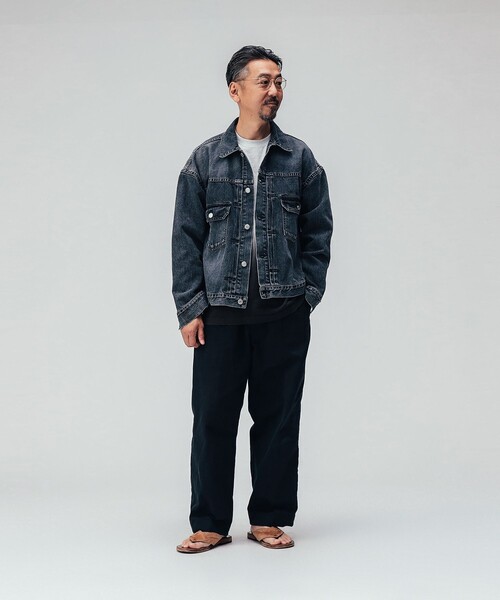 REMI RELIEF(レミレリーフ)の「【別注】REMI RELIEF / Denim Tracker Jacket 2nd(デニムジャケット・メンズ・ブルー系その他4/チャコールグレー・X-LARGE/SMALL/MEDIUM/LARGE)」の16枚目の写真