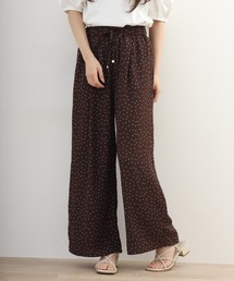 EGLANTINE ドットプリントパンツ