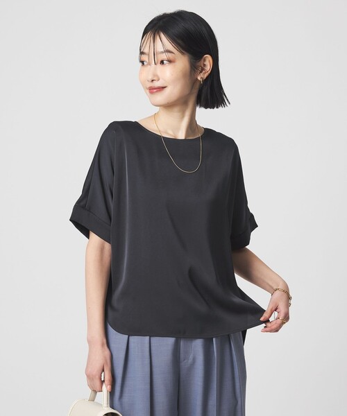 サテン TEE ブラウス（シャツ/ブラウス）｜green label relaxing