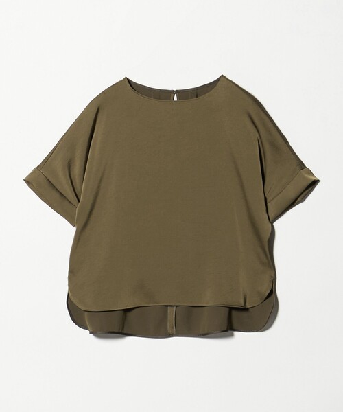 サテン TEE ブラウス（シャツ/ブラウス）｜green label relaxing