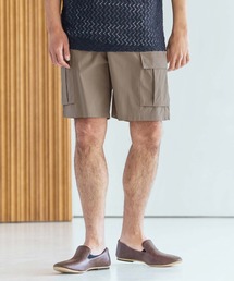 mp14826-Cotton Nylon Stretch Easy Cargo Short Pants カーゴショートパンツ(MGN-261-019)