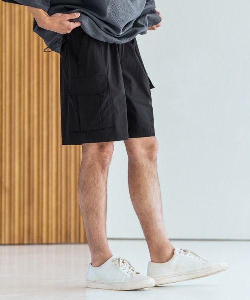 Magine(マージン)の「mp14826-Cotton Nylon Stretch Easy Cargo Short Pants カーゴショートパンツ(MGN-261-019)(その他パンツ・メンズ・ベージュ/オリーブ/ブラック・48/46/44)」の5枚目の写真