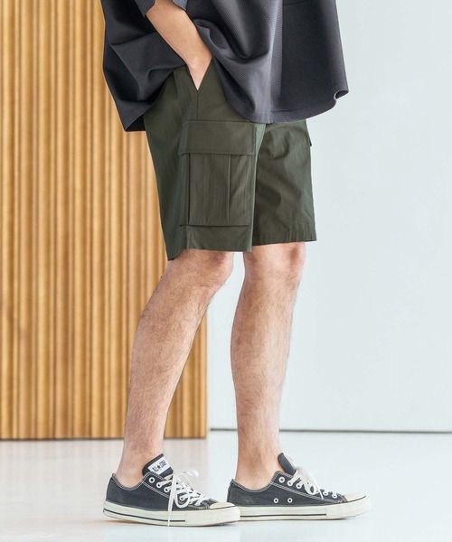 Magine(マージン)の「mp14826-Cotton Nylon Stretch Easy Cargo Short Pants カーゴショートパンツ(MGN-261-019)(その他パンツ・メンズ・ベージュ/オリーブ/ブラック・48/46/44)」の10枚目の写真