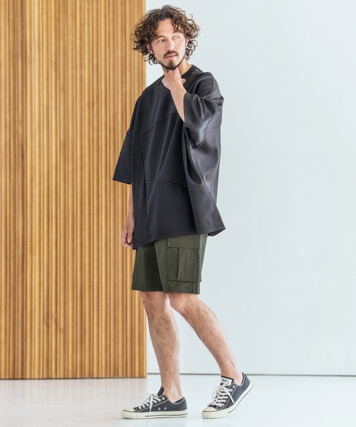 Magine(マージン)の「mp14826-Cotton Nylon Stretch Easy Cargo Short Pants カーゴショートパンツ(MGN-261-019)(その他パンツ・メンズ・ベージュ/オリーブ/ブラック・48/46/44)」の11枚目の写真