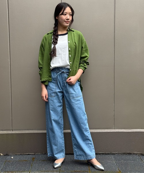 BANANA REPUBLIC FACTORY STORE(バナナリパブリック ファクトリーストア)の「BANANA REPUBLIC FACTORY STORE プレミアムコットン ボクシーTシャツ(Tシャツ/カットソー・レディース・ベージュ/ホワイト/ブラック/ホワイト系その他・S/M/XS/L)」の11枚目の写真