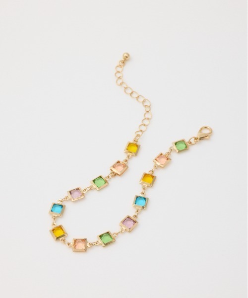 RODEO CROWNS WIDE BOWL（ロデオクラウンズワイドボウル）の「モチーフブレスレット（ブレスレット・レディース・ホワイト/マルチ・FREE）」の3枚目の写真