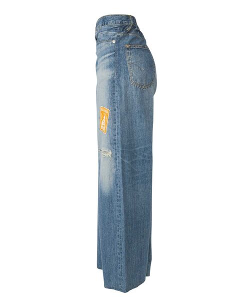 HYSTERIC GLAMOUR(ヒステリックグラマー)の「HYS FES PASS デニム転写パンツ(その他パンツ・レディース・ブルー系その他・FREE)」の6枚目の写真