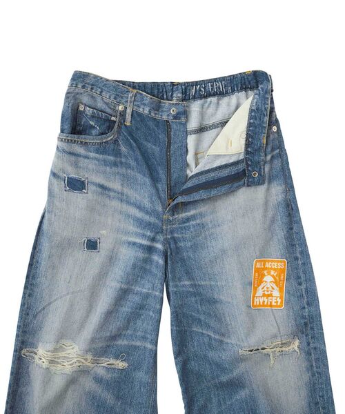 HYSTERIC GLAMOUR(ヒステリックグラマー)の「HYS FES PASS デニム転写パンツ(その他パンツ・レディース・ブルー系その他・FREE)」の5枚目の写真