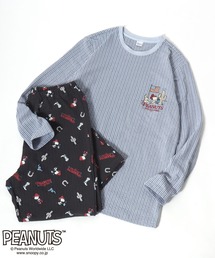 PEANUTS(�s�[�i�b�c)��PEANUTS SNOOPY�i�s�[�i�b�c�j�X�k�[�s�[ �����|�C���g�v�����g �j�b�g�T�b�J�[ �����Y���[���E�F�A �㉺�Z�b�g(���[���E�F�A/�p�W���})