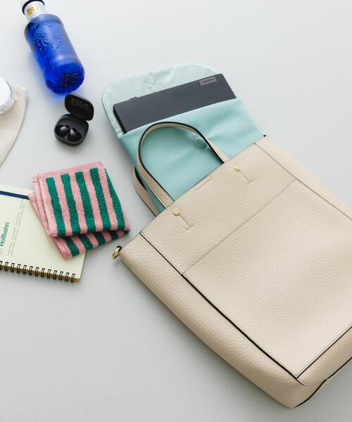 RODE SKO(ロデスコ)の「スリーブケース付2WAYトートバッグ(トートバッグ・レディース・ブラック/オフホワイト・ONE)」の1枚目の写真