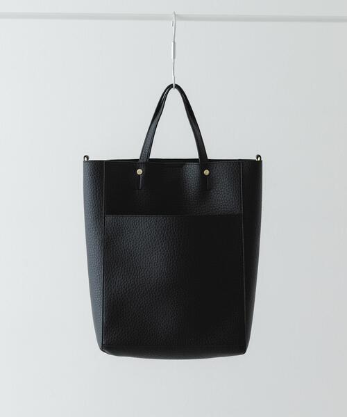 RODE SKO(ロデスコ)の「スリーブケース付2WAYトートバッグ(トートバッグ・レディース・ブラック/オフホワイト・ONE)」の2枚目の写真