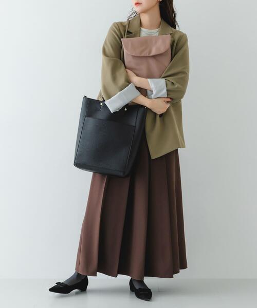 RODE SKO(ロデスコ)の「スリーブケース付2WAYトートバッグ(トートバッグ・レディース・ブラック/オフホワイト・ONE)」の6枚目の写真