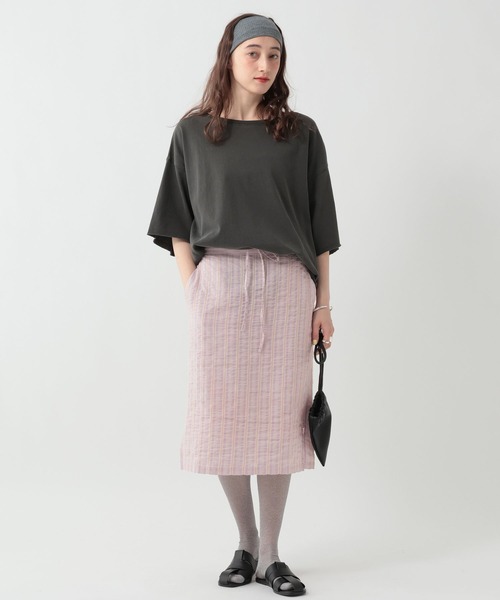 GEORGE'S（ジョージズ）の「ストライプミディスカート（スカート・レディース・イエロー/ブルー/ピンク・FREE）」の3枚目の写真