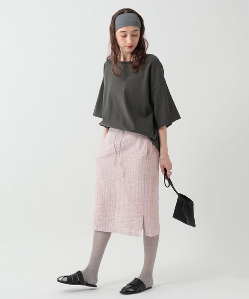 GEORGE'S（ジョージズ）の「ストライプミディスカート（スカート・レディース・イエロー/ブルー/ピンク・FREE）」の22枚目の写真