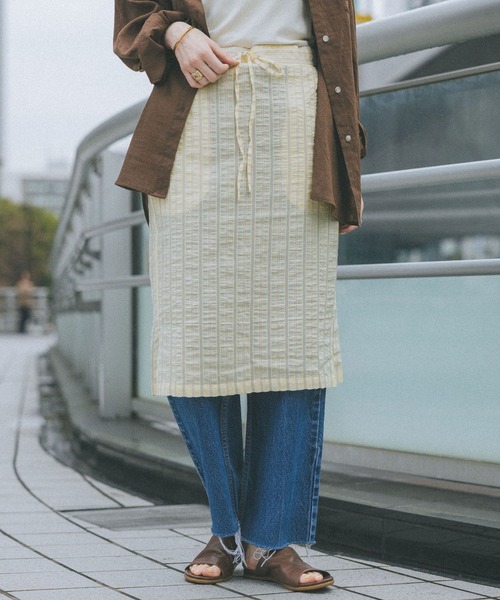 GEORGE'S（ジョージズ）の「ストライプミディスカート（スカート・レディース・イエロー/ブルー/ピンク・FREE）」の16枚目の写真