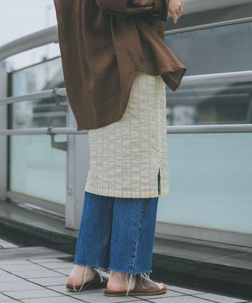 GEORGE'S（ジョージズ）の「ストライプミディスカート（スカート・レディース・イエロー/ブルー/ピンク・FREE）」の18枚目の写真