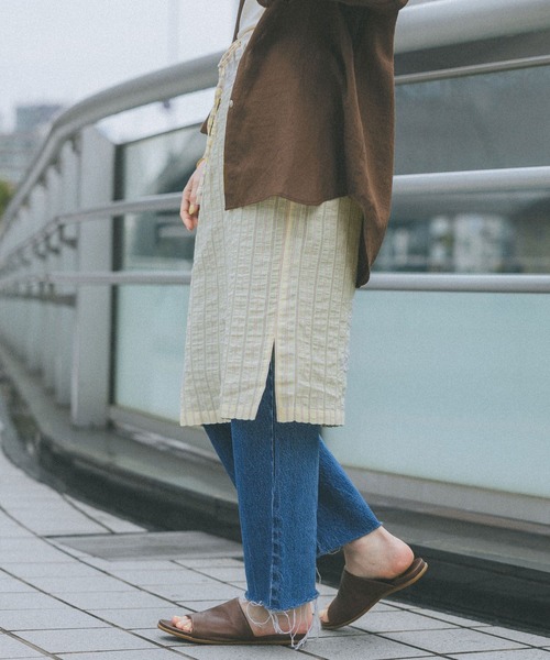 GEORGE'S（ジョージズ）の「ストライプミディスカート（スカート・レディース・イエロー/ブルー/ピンク・FREE）」の19枚目の写真