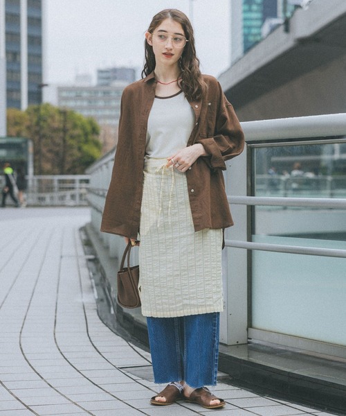 GEORGE'S（ジョージズ）の「ストライプミディスカート（スカート・レディース・イエロー/ブルー/ピンク・FREE）」の12枚目の写真