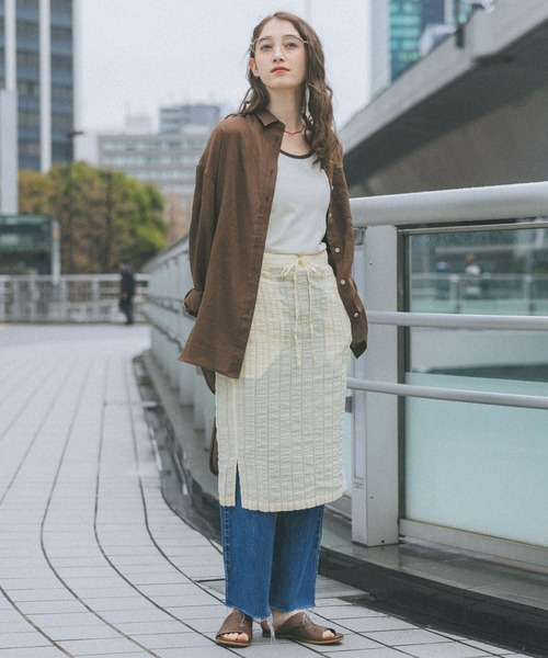 GEORGE'S（ジョージズ）の「ストライプミディスカート（スカート・レディース・イエロー/ブルー/ピンク・FREE）」の14枚目の写真