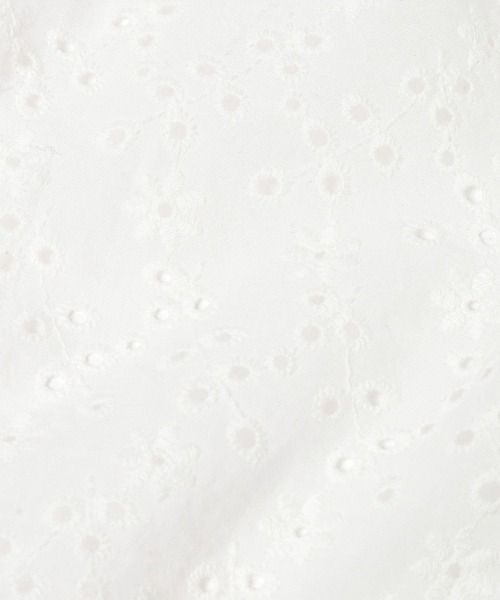 LOWRYS FARM（ローリーズファーム）の「レーストライアングルスカーフ 652444（バンダナ/スカーフ・レディース・ブラック/アイボリー・FREE）」の10枚目の写真