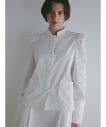 HER.（ハー）の「コットンリネンチャイナブラウス（シャツ/ブラウス）」