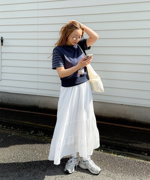 PICHI(ピイチ)の「ライトスウェットベスト(ベスト・レディース・ネイビー/グレー/イエロー・FREE)」の18枚目の写真