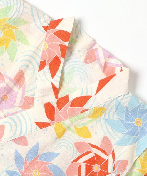 BREEZE(ブリーズ)の「すっぽり着られる GIRLS甚平(浴衣・キッズ・ネイビー/レッド/アイボリー・80/90/100/110/120/130/140)」の19枚目の写真