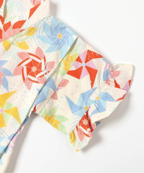 BREEZE(ブリーズ)の「すっぽり着られる GIRLS甚平(浴衣・キッズ・ネイビー/レッド/アイボリー・80/90/100/110/120/130/140)」の18枚目の写真