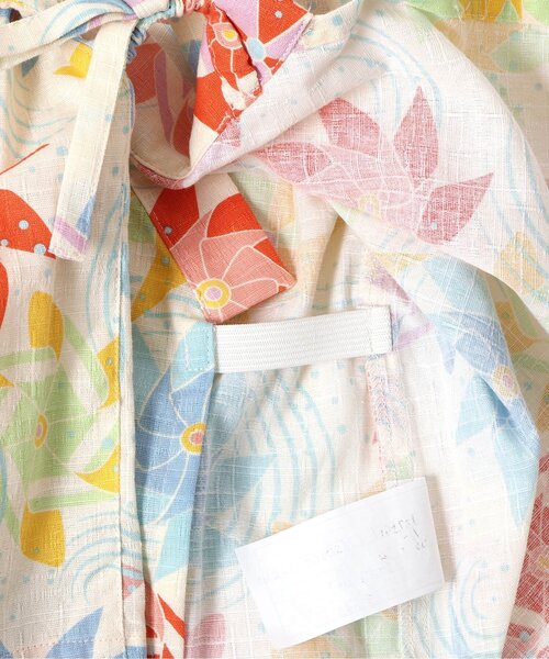 BREEZE(ブリーズ)の「すっぽり着られる GIRLS甚平(浴衣・キッズ・ネイビー/レッド/アイボリー・80/90/100/110/120/130/140)」の15枚目の写真