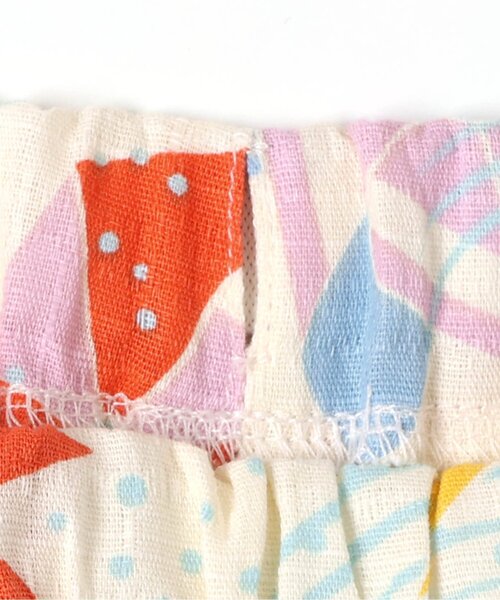 BREEZE(ブリーズ)の「すっぽり着られる GIRLS甚平(浴衣・キッズ・ネイビー/レッド/アイボリー・80/90/100/110/120/130/140)」の12枚目の写真