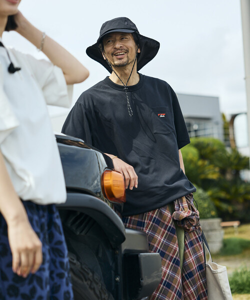 NANGA(ナンガ)の「NANGA/ナンガ 新色追加 別注 neo-PRO スピンドル ポケットTシャツ/日本製/遮熱/UVカット/吸水速乾/リラックスフィット(Tシャツ/カットソー・メンズ・ホワイト/ブラウン/チャコールグレー/ブラック・SMALL/MEDIUM/LARGE/X-LARGE)」の6枚目の写真