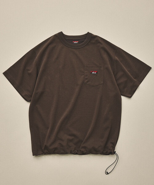 NANGA(ナンガ)の「NANGA/ナンガ 新色追加 別注 neo-PRO スピンドル ポケットTシャツ/日本製/遮熱/UVカット/吸水速乾/リラックスフィット(Tシャツ/カットソー・メンズ・ホワイト/ブラウン/チャコールグレー/ブラック・SMALL/MEDIUM/LARGE/X-LARGE)」の21枚目の写真