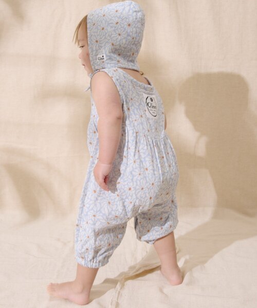 CIAOPANIC TYPY（チャオパニックティピー）の「【BABY】【Qinn】ダブルガーゼオールインワン：80cm（その他ベビーウェア・キッズ・ホワイト/ブラウン/サックスブルー・80）」の15枚目の写真