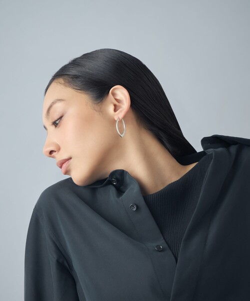 Jouete（ジュエッテ）の「[スナップピアス] リーフ（ピアス（両耳用）・レディース・イエローゴールド/プラチナム・FREE）」の6枚目の写真
