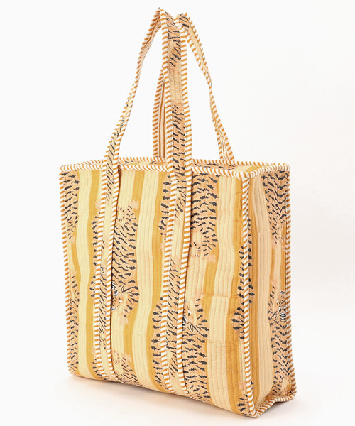 instrumental/インストゥルメンタル TIGER QUILT BAG トートバッグ