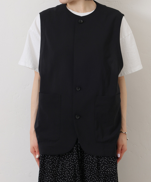 JOURNAL STANDARD LUXE（ジャーナルスタンダード　ラックス）の「トロピカルベスト（その他アウター・レディース・チャコールグレー/ブラック・FREE）」の16枚目の写真