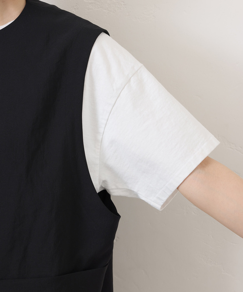 JOURNAL STANDARD LUXE（ジャーナルスタンダード　ラックス）の「トロピカルベスト（その他アウター・レディース・チャコールグレー/ブラック・FREE）」の11枚目の写真