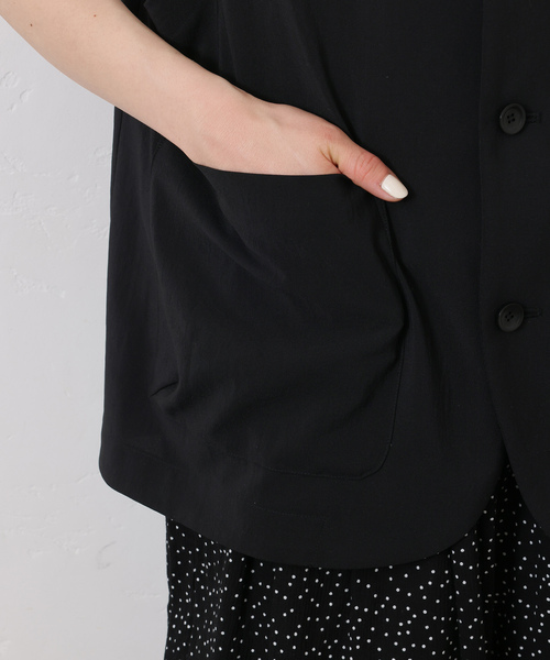 JOURNAL STANDARD LUXE（ジャーナルスタンダード　ラックス）の「トロピカルベスト（その他アウター・レディース・チャコールグレー/ブラック・FREE）」の10枚目の写真