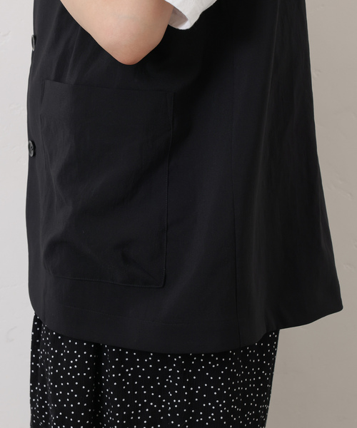 JOURNAL STANDARD LUXE（ジャーナルスタンダード　ラックス）の「トロピカルベスト（その他アウター・レディース・チャコールグレー/ブラック・FREE）」の9枚目の写真