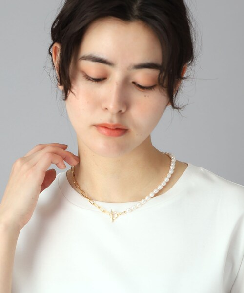 DRESSTERIOR（ドレステリア）の「淡水パール×チェーンネックレス 