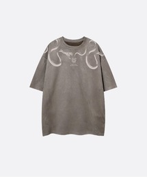 Suede Feel Print T