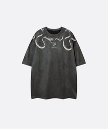 Suede Feel Print T