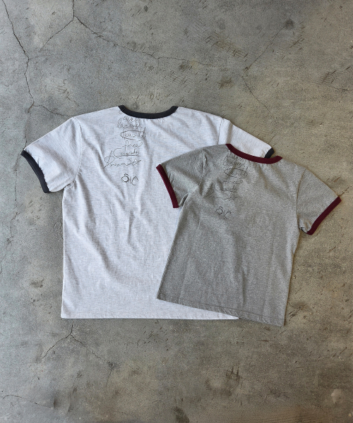 SLOWACID（スローアシッド）の「ウォッシュドノマドリングリーバンパーTシャツ[グレー/バーガンディ]（Tシャツ/カットソー・レディース・その他・X-SMALL/SMALL/MEDIUM/LARGE）」の8枚目の写真
