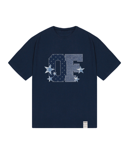 GRAVER（グレーバー）の「[ユニセックス]デニムスター半袖Tシャツ_4カラー（Tシャツ/カットソー・レディース・ネイビー/ホワイト/ライトグレー/ブラック・SMALL/MEDIUM/LARGE）」の11枚目の写真