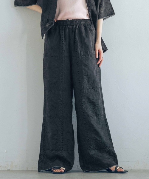 RAGEBLUE(レイジブルー)の「配色パッチワークシアーパンツ/セットアップ対応(その他パンツ・レディース・ブラック/ホワイト・FREE)」の9枚目の写真